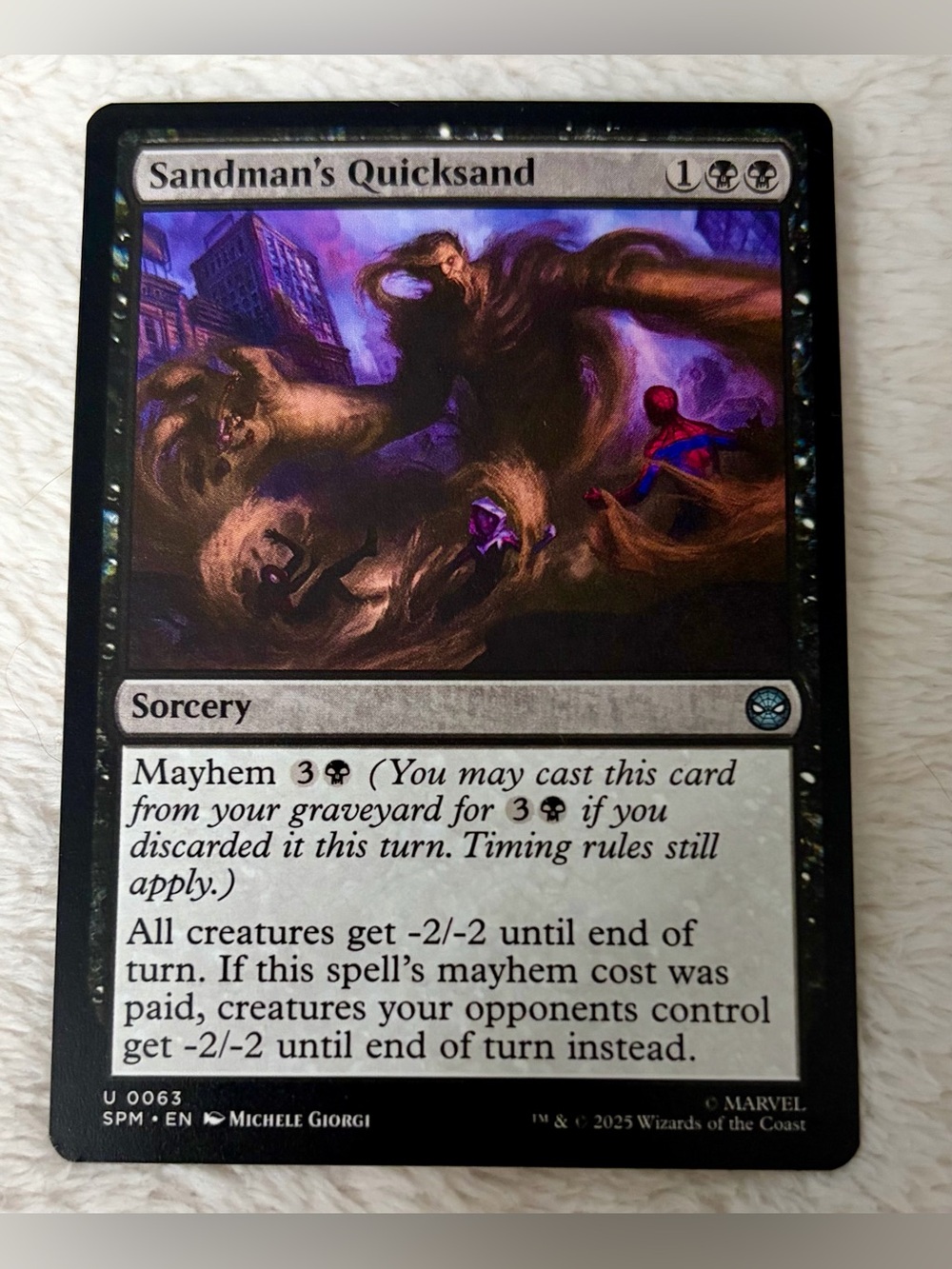 MTG Marvel’s Spider-Man Sandman’s Quicksand #063 Regular | Sorcery